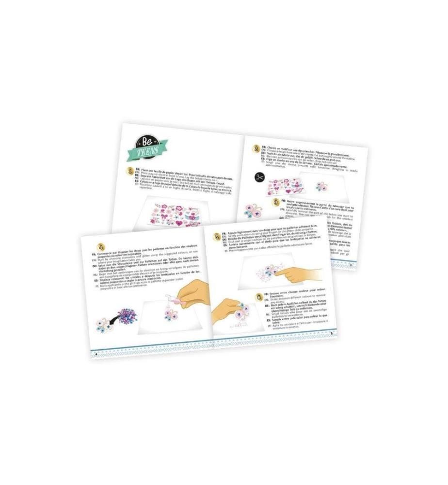 BUKI - Tattoo Set Be Teens Glitzer