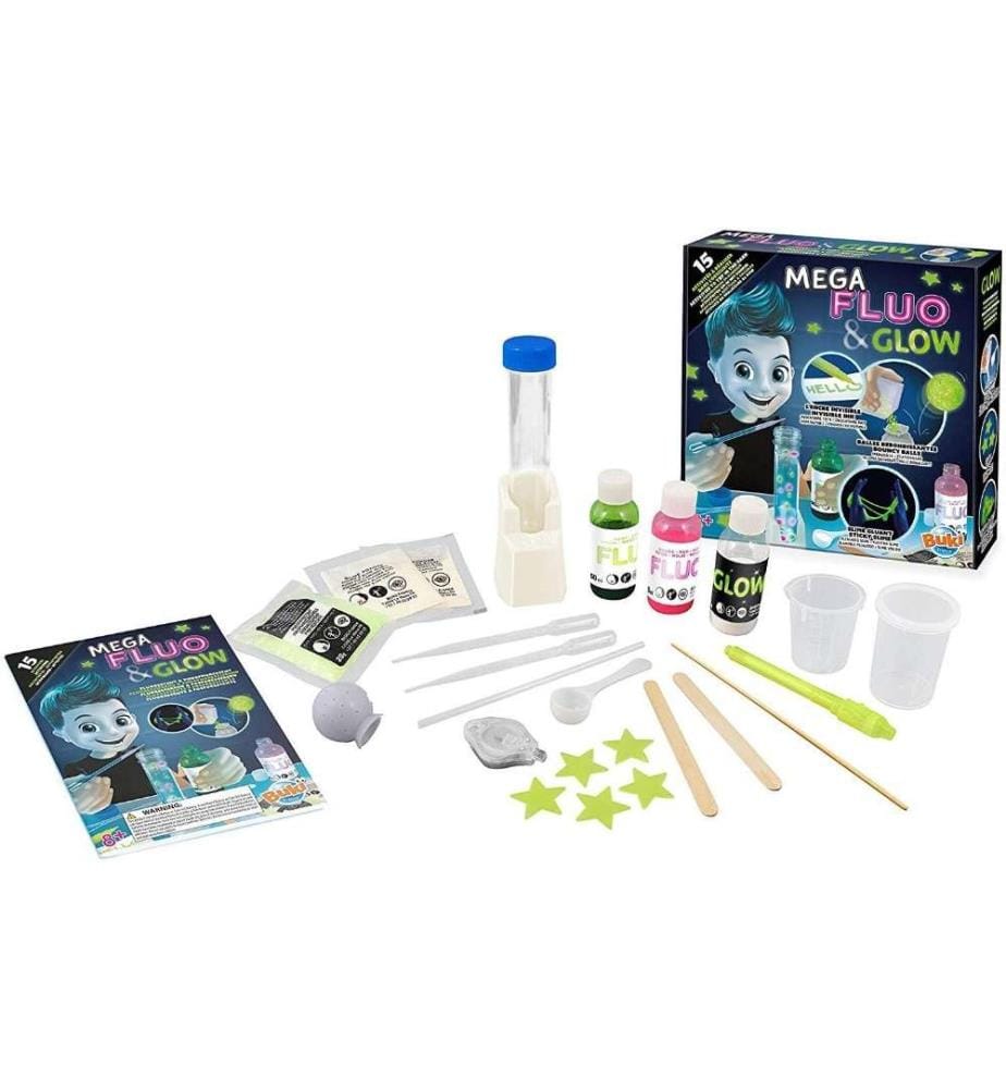 BUKI - Experimentierkasten MEGA FLUO & GLOW