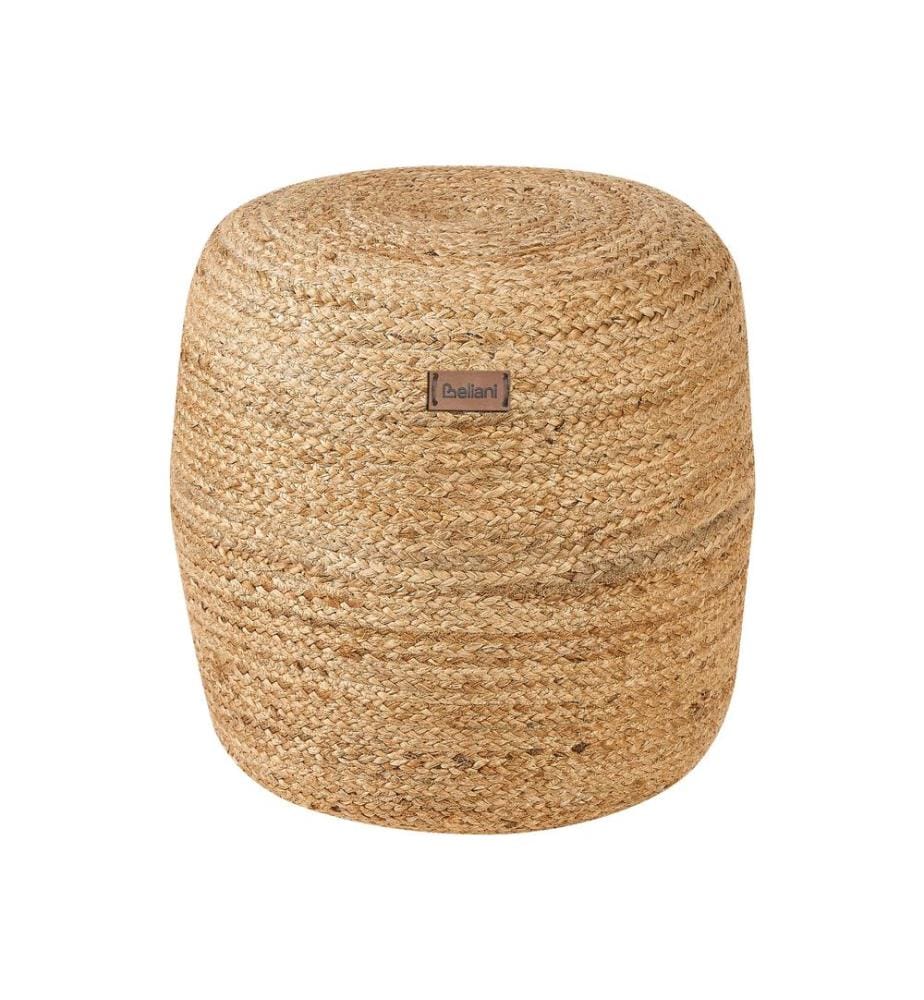 Pouf DALAMA Jute Sandbeige
