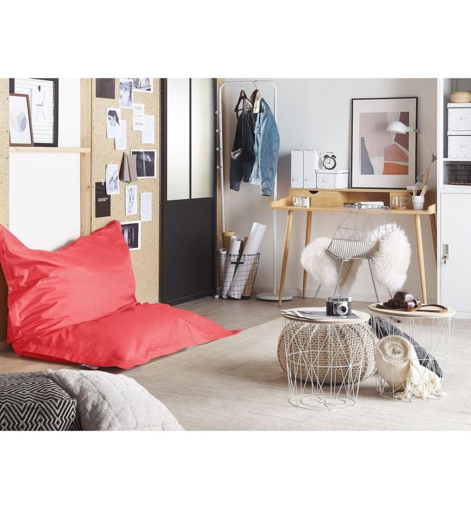 Sitzsackbezug FUZZY 180 cm 140 cm Rot