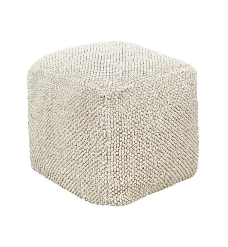 Pouf JOARA Baumwolle Beige