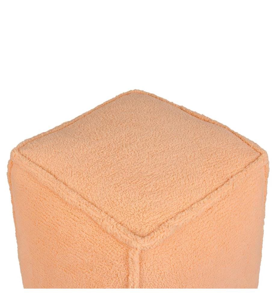Pouf ALIPUR Bouclé Orange