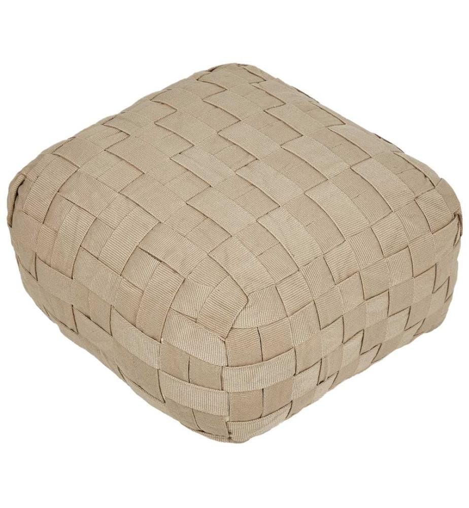 Pouf BODLA Kunststoff Beige