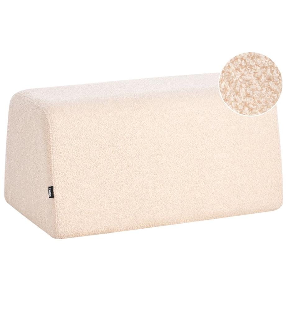 Pouf SINCLAIR Bouclé Beige