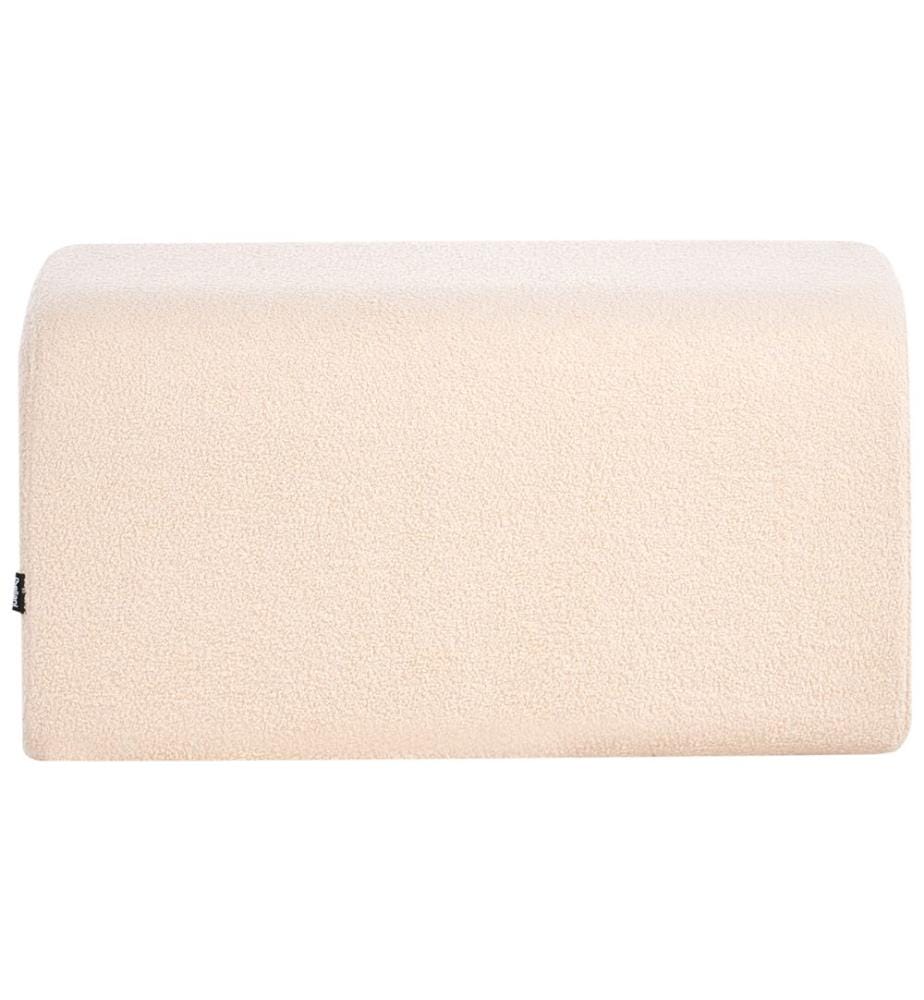 Pouf SINCLAIR Bouclé Beige
