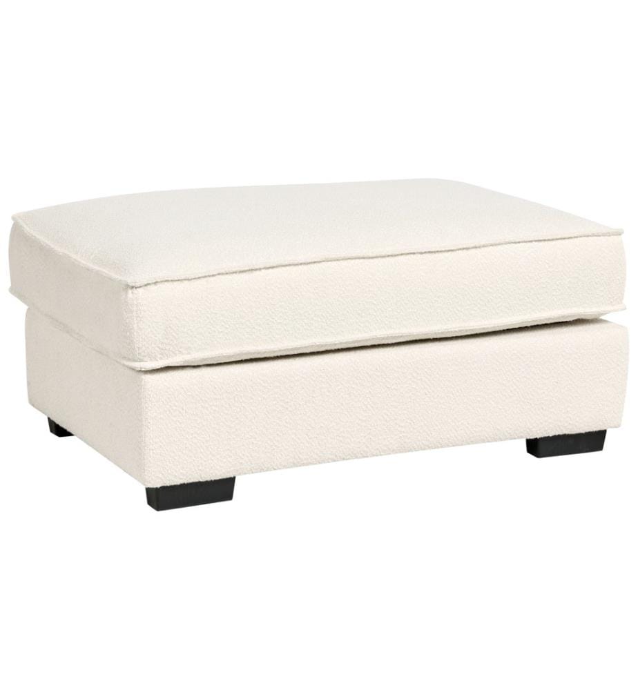 Ottomane KOLDING Bouclé Hellbeige