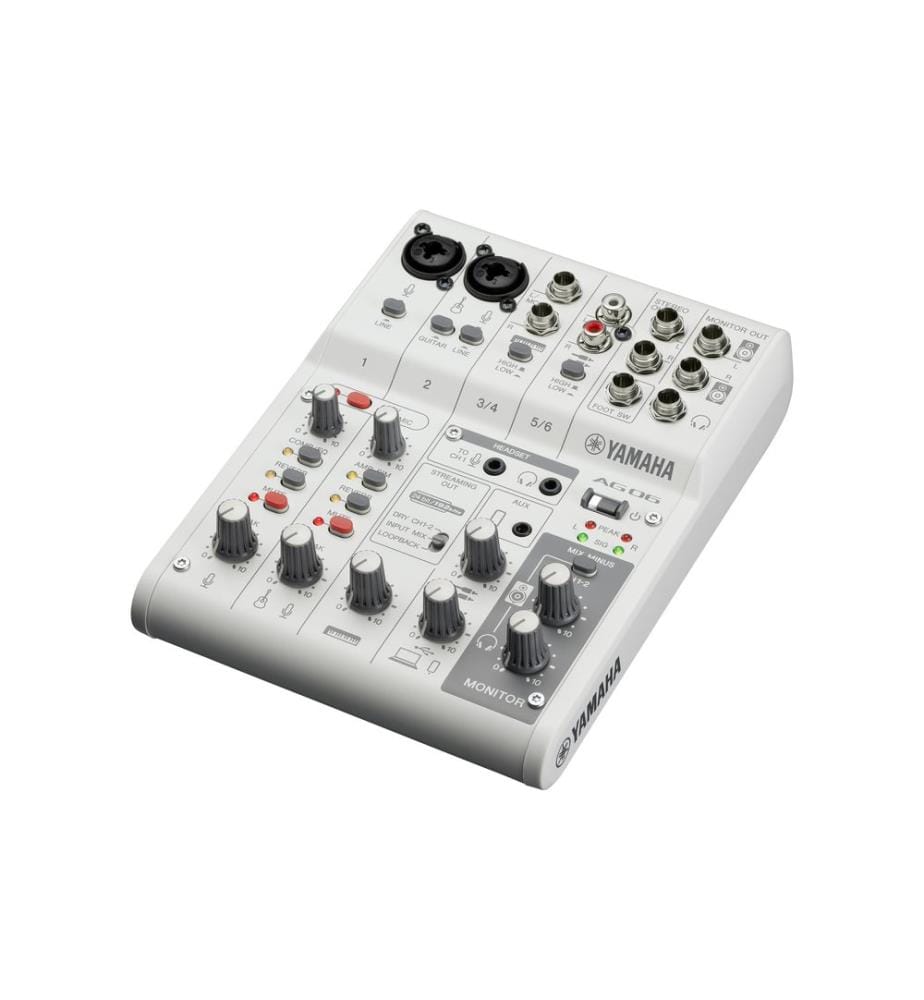 YAMAHA - Table de mixage AG06 MK2 - Blanc