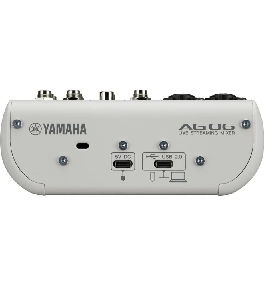 YAMAHA - Table de mixage AG06 MK2 - Blanc