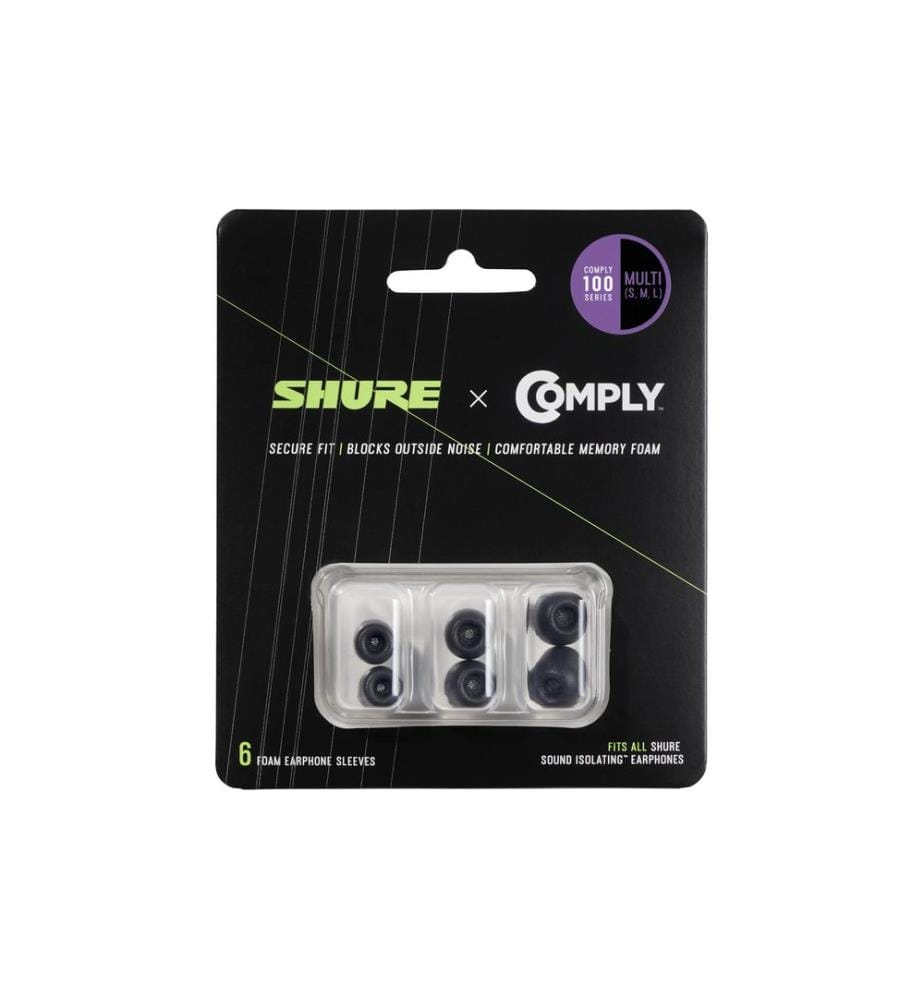 Shure - Embouts auriculaires EACYF1-6KIT 6 pièces