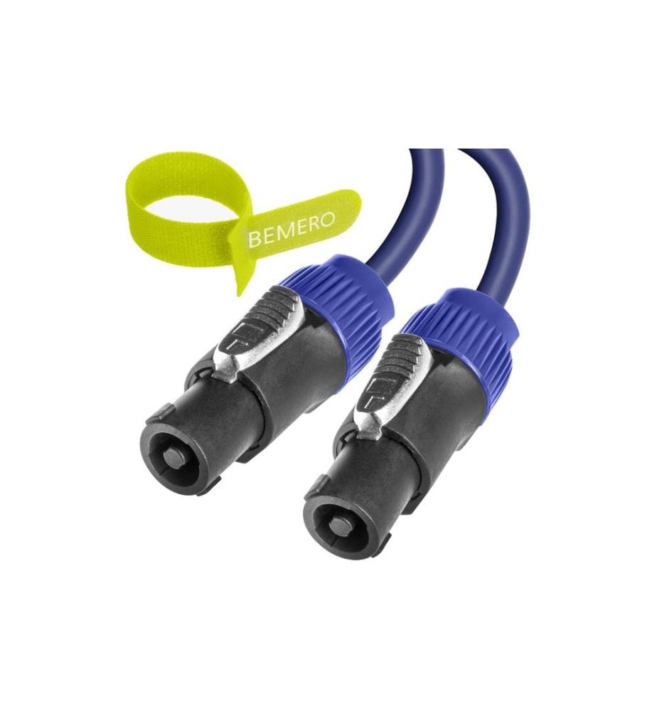 BEMERO - Câble de haut-parleurs SpeakON – SpeakON 4 x 2.5 mm² 5 m