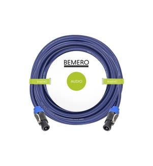 BEMERO - Câble de haut-parleurs SpeakON – SpeakON 4 x 2.5 mm² 20 m