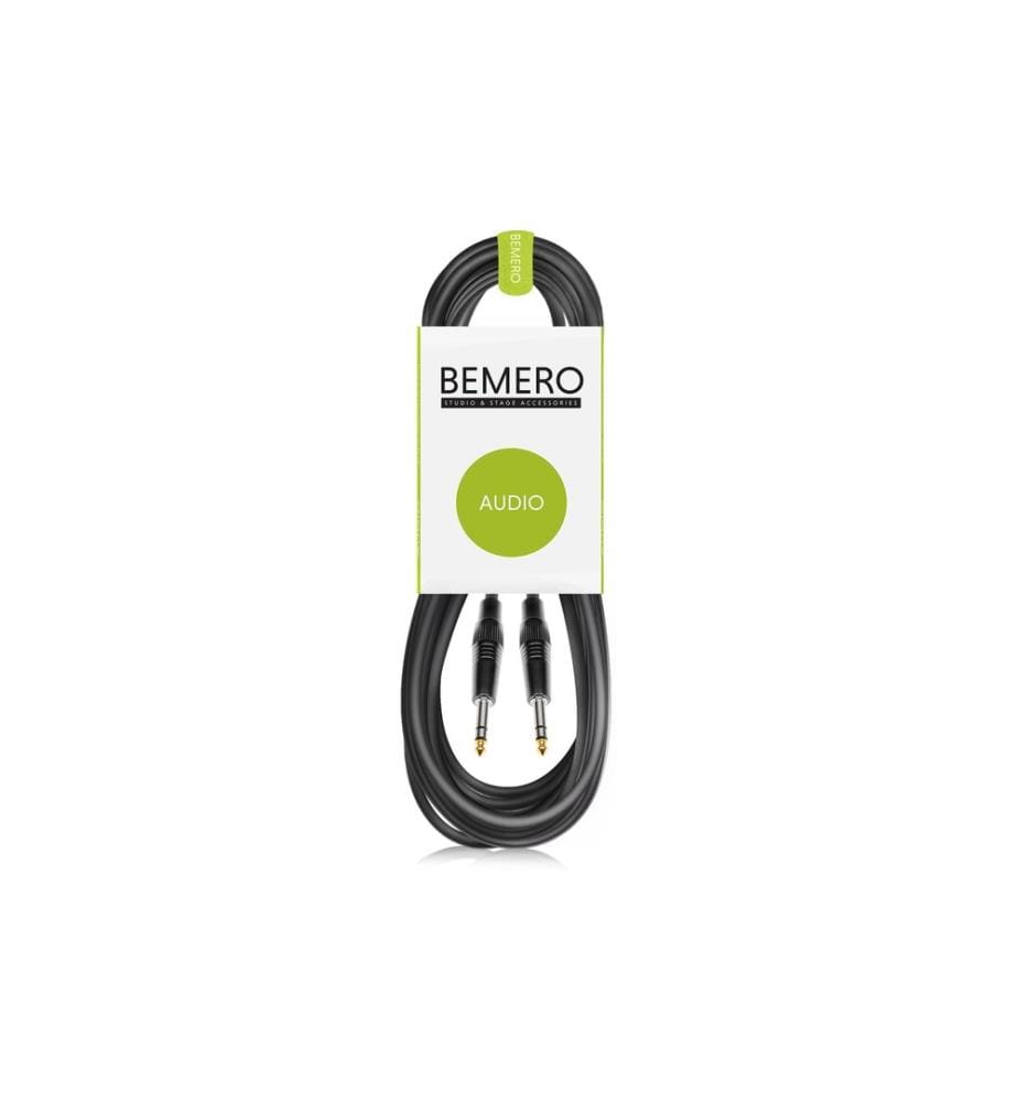 BEMERO - Câble audio 6.3 Cliquets - 6.3 Cliquets 6 m, Noir