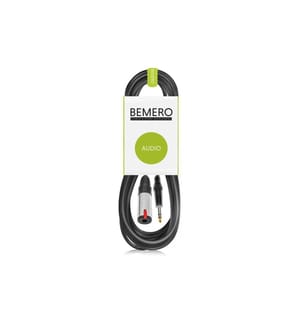 BEMERO - 6.3 Fiche jack - 6.3 Prise jack 10 m, Noir