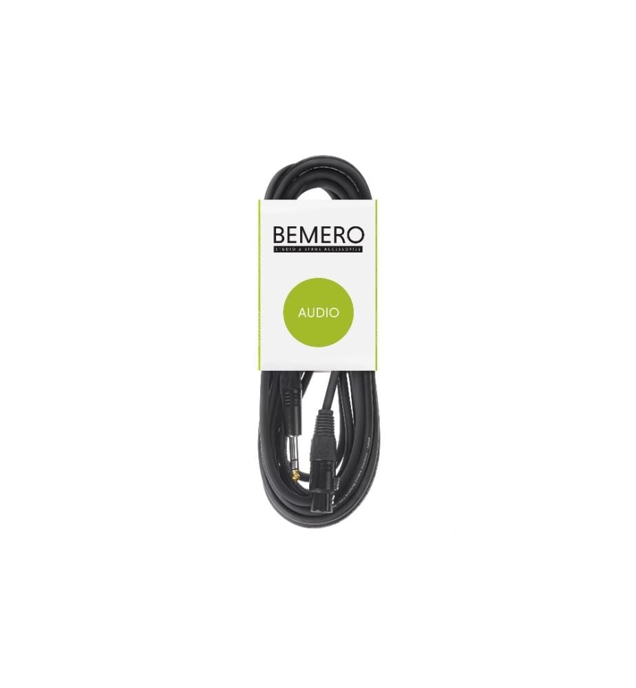 BEMERO - Câble XLR XLRf - 6.3 Klinken 3 m symétrique