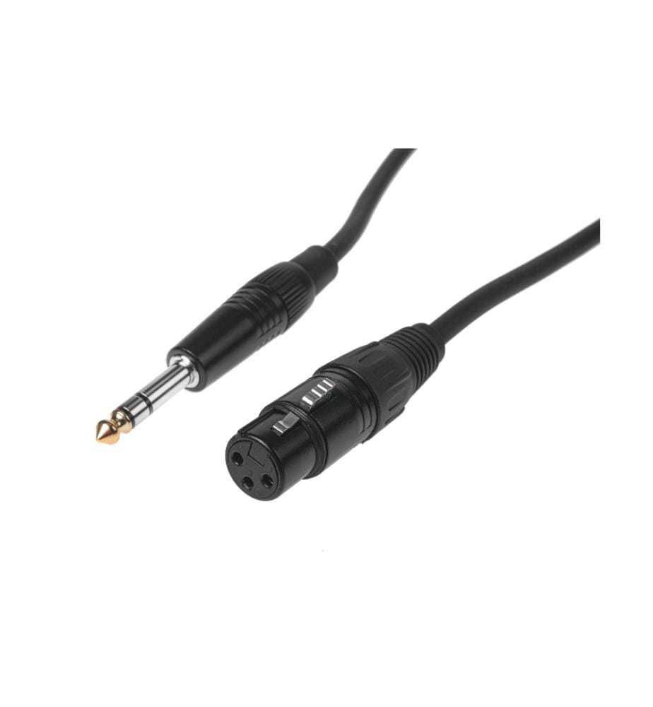 BEMERO - Câble XLR XLRf - 6.3 Klinken 10m symétrique