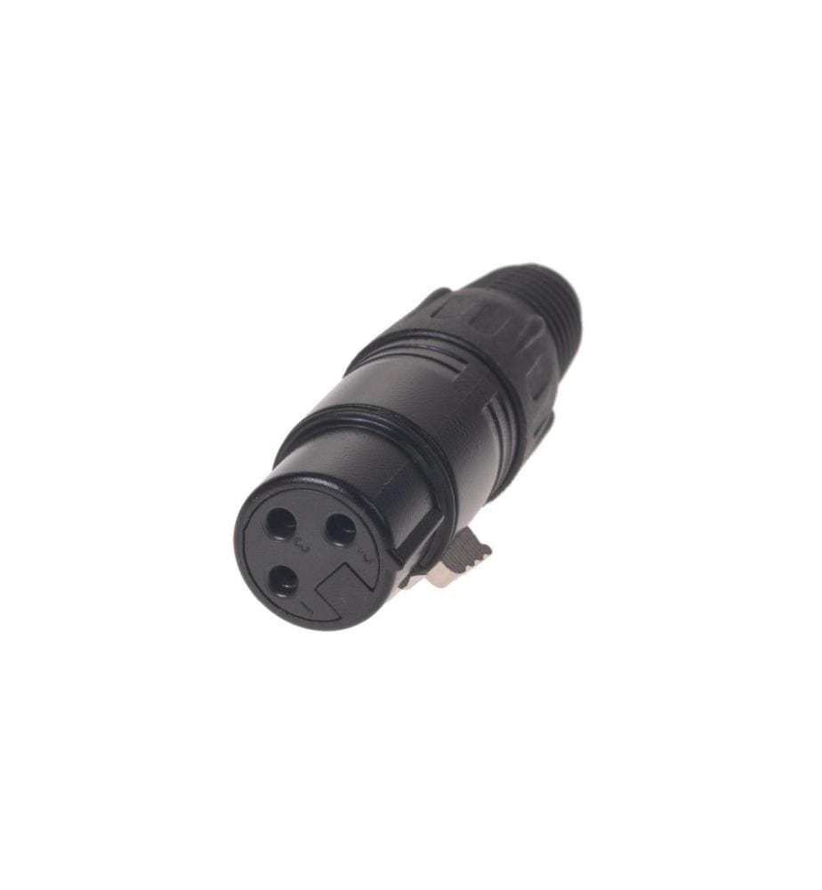 BEMERO - Stecker BC1001BK-F 3-Pol XLRf female Stecker schwarz