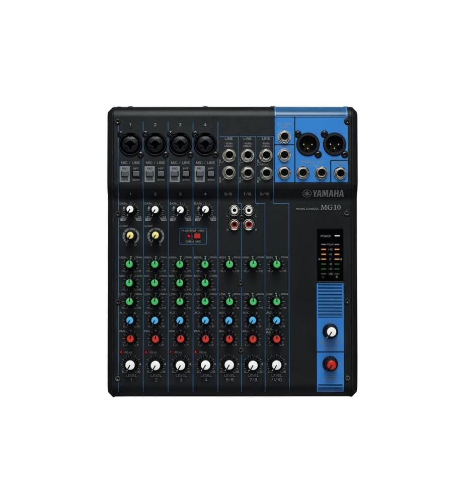 YAMAHA - Table de mixage MG10 - 10 canaux, analogique