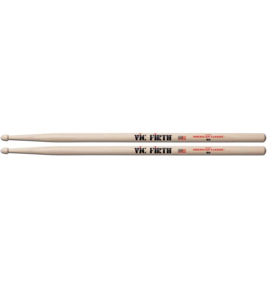 Vic Firth - Baguettes de batterie 8D – 1 Paire/s