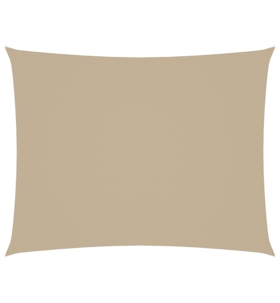 Sonnensegel Oxford-Gewebe Rechteckig 2,5x4 m Beige