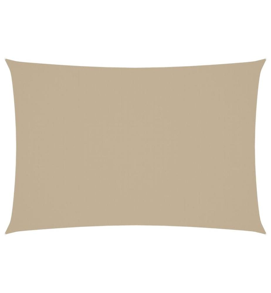 Sonnensegel Oxford-Gewebe Rechteckig 3x5 m Beige