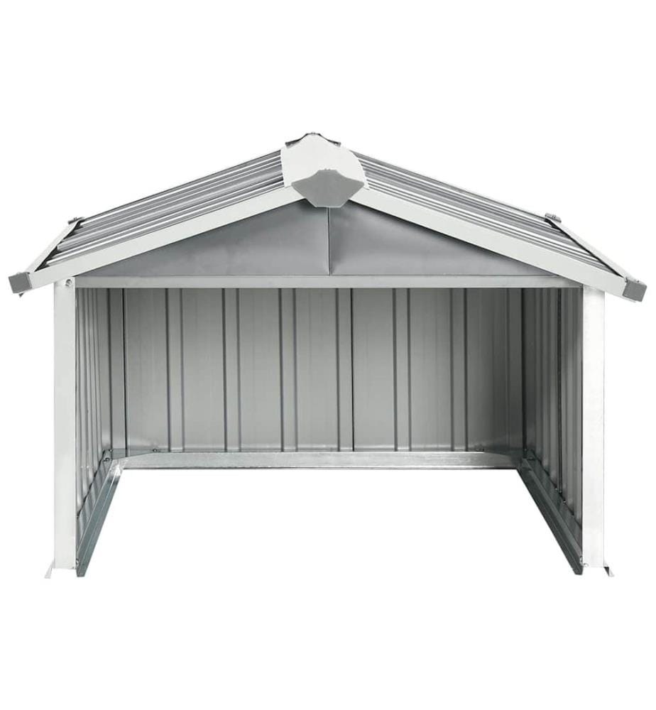 Rasenmäher Garage 92x97x63 cm Verzinkter Stahl Grau