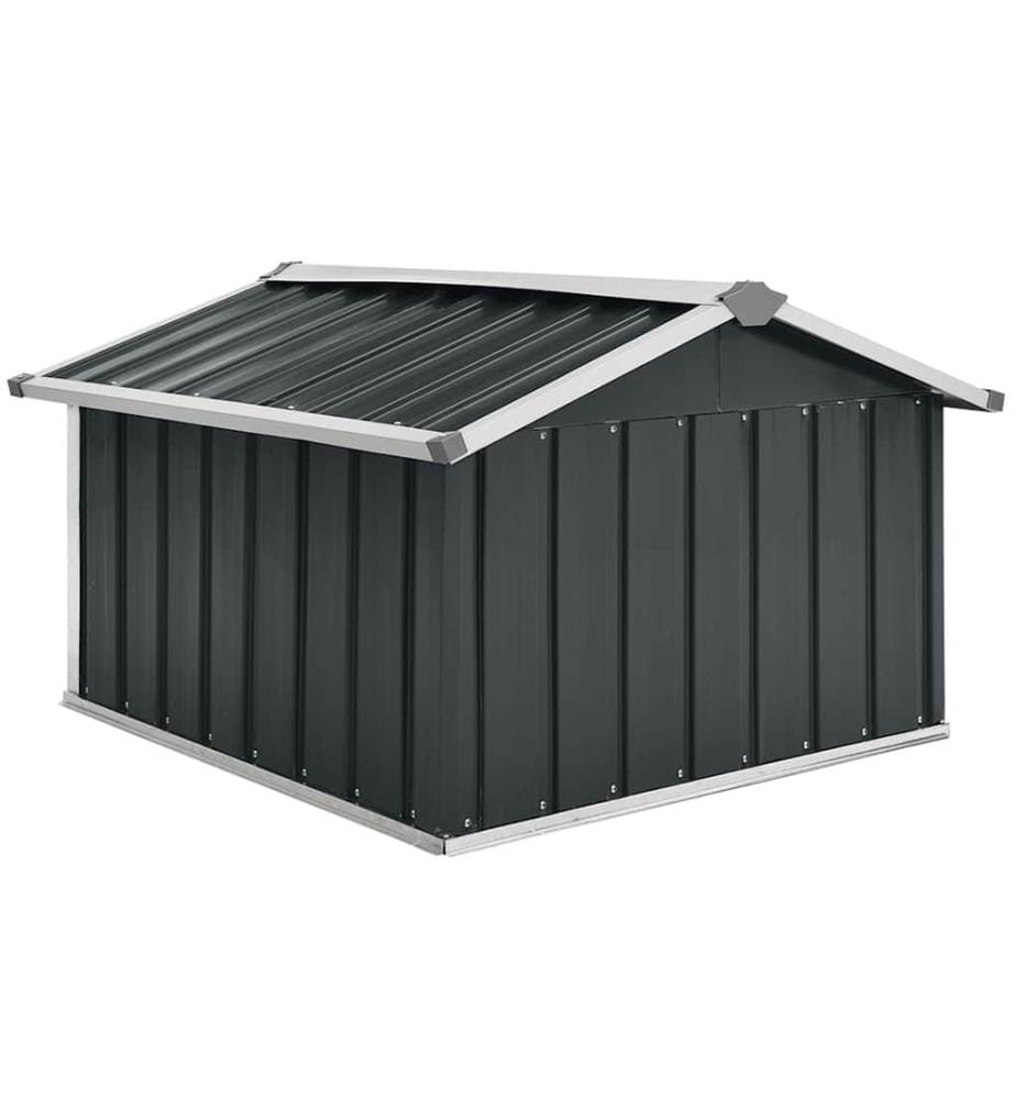 Rasenmäher Garage 92x97x63 cm Verzinkter Stahl Anthrazit