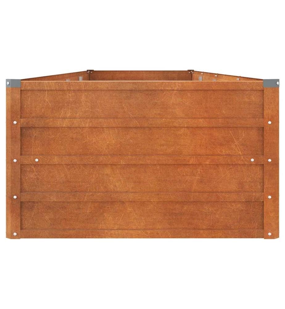 Hochbeet Rostig 320x80x45 cm Cortenstahl