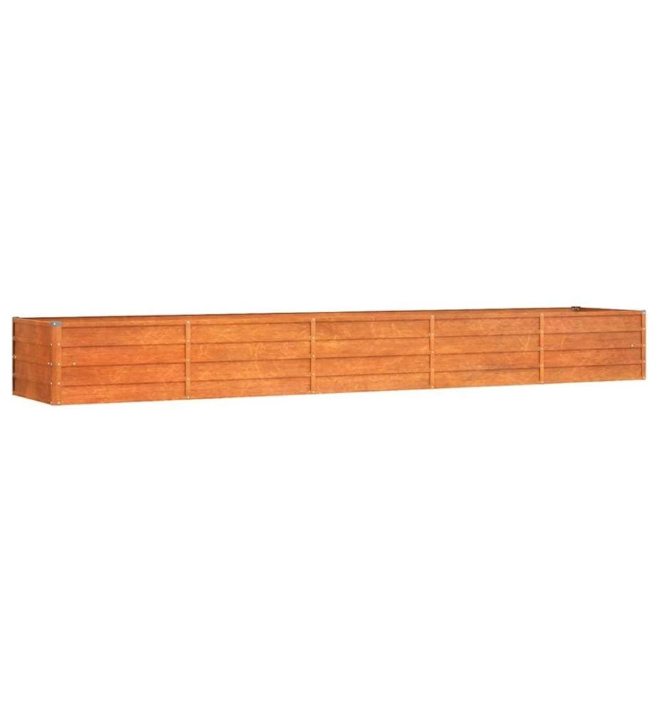 Hochbeet Rostig 400x80x45 cm Cortenstahl