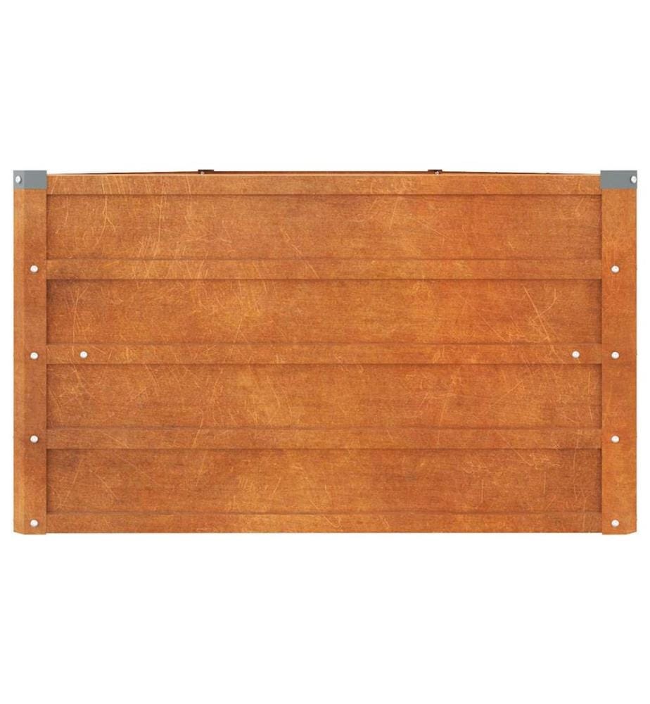 Hochbeet Rostig 400x80x45 cm Cortenstahl
