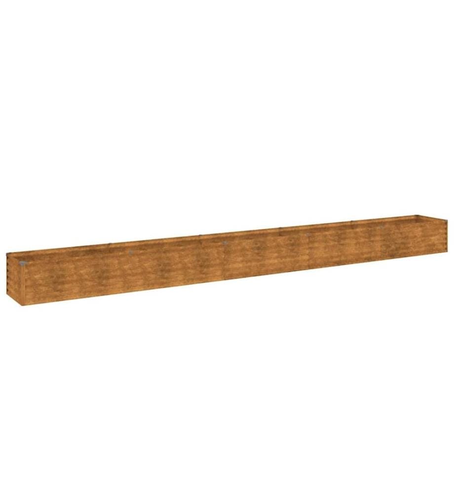 Jardinière surélevée 482 x 50 x 36 cm Acier Corten