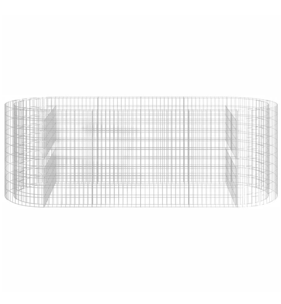 Gabionen-Hochbeet Verzinktes Eisen 300x100x100 cm