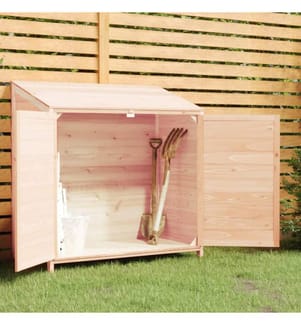 Geräteschuppen 102x52x112 cm Massivholz Tanne