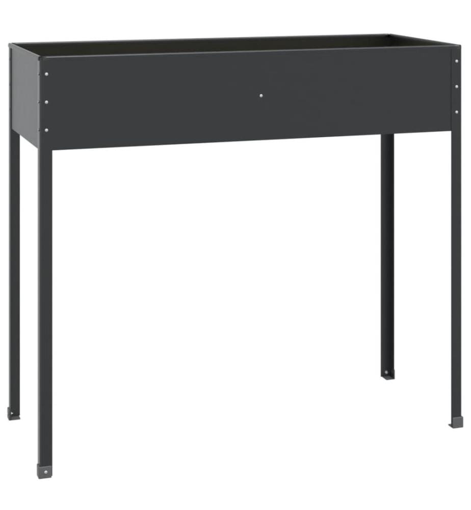 Jardinière Anthracite 100,5x40,5x90 cm Acier galvanisé