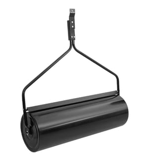 Garten-Rasenwalze zum Schieben Schwarz 63 L Eisen