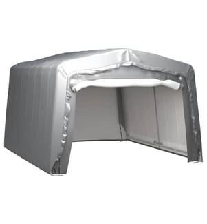 Lagerzelt 370x370 cm Stahl Grau