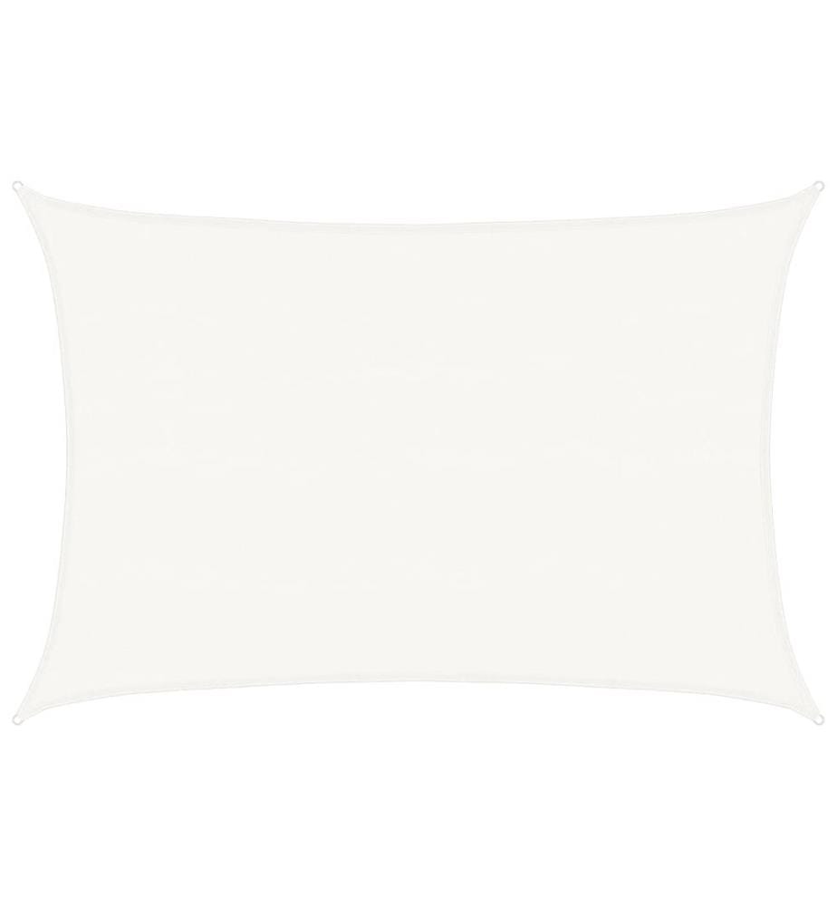 Voile d'ombrage 160 g/m² Blanc 5x6 m PEHD