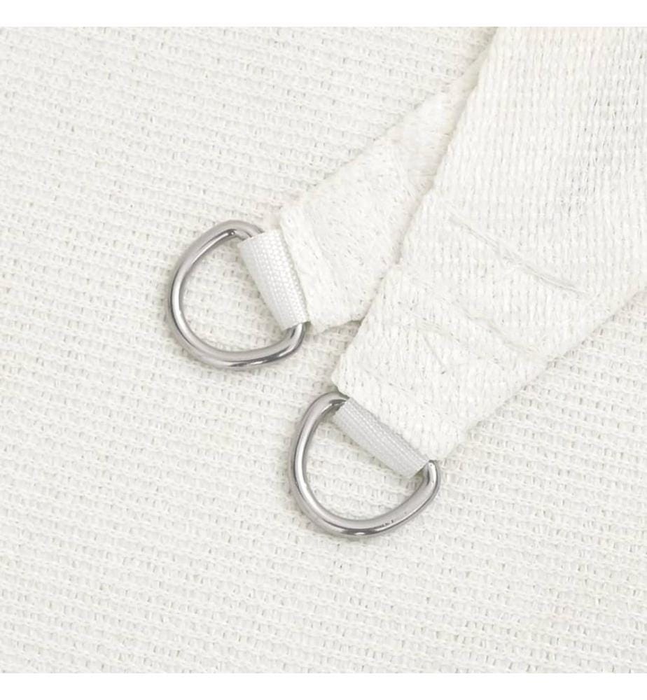 Voile d'ombrage 160 g/m² Blanc 5x6 m PEHD