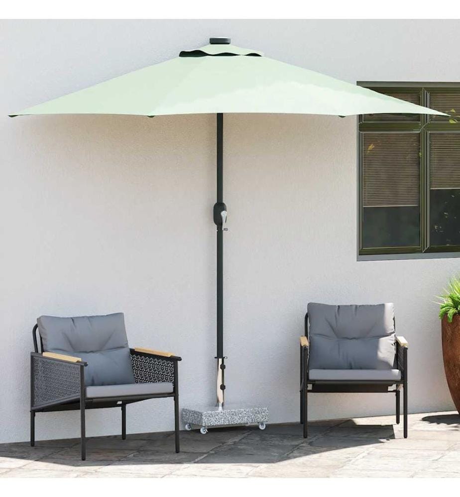 Socle de parasol Gris clair 45x25x8,3 cm Granite