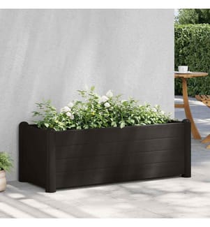 Garten-Hochbeet PP Anthrazit 100x43x35 cm