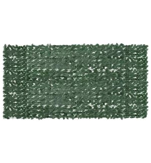 Écran de balcon avec feuilles vert foncé 300x150 cm