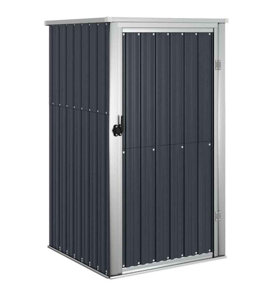 Gerätehaus Anthrazit 88x89x161 cm Verzinkter Stahl