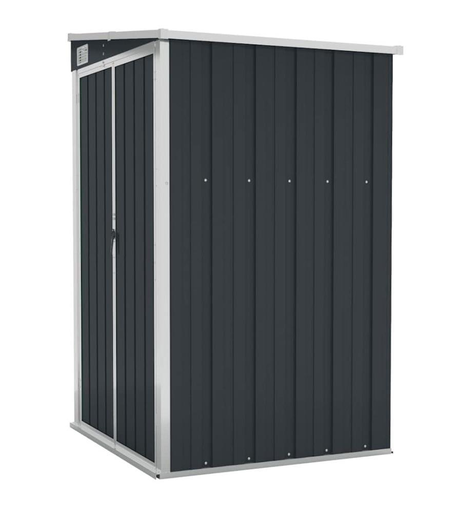 Remise de jardin murale Anthracite 118x100x178 cm Acier