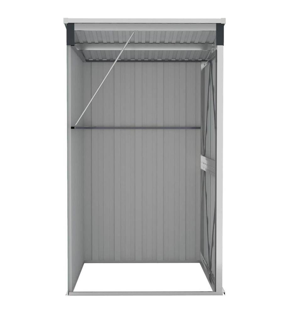 Remise de jardin murale Anthracite 118x100x178 cm Acier