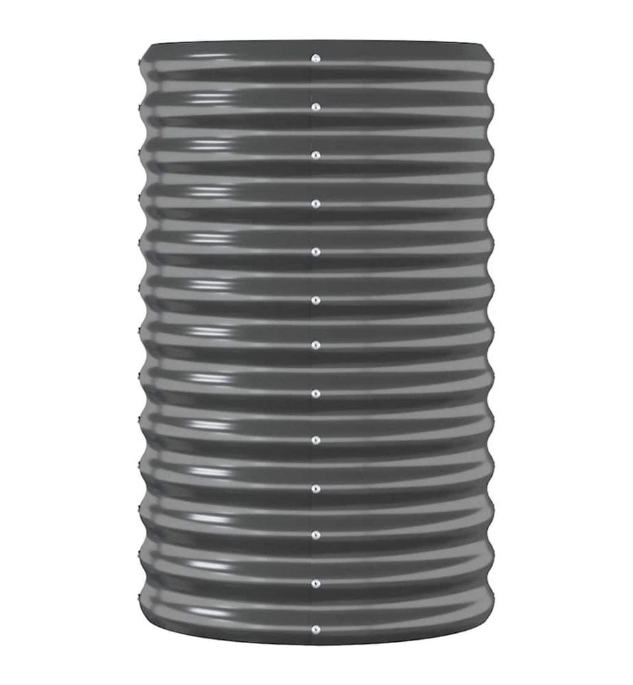 Lit surélevé de jardin Acier galvanisé Anthracite
