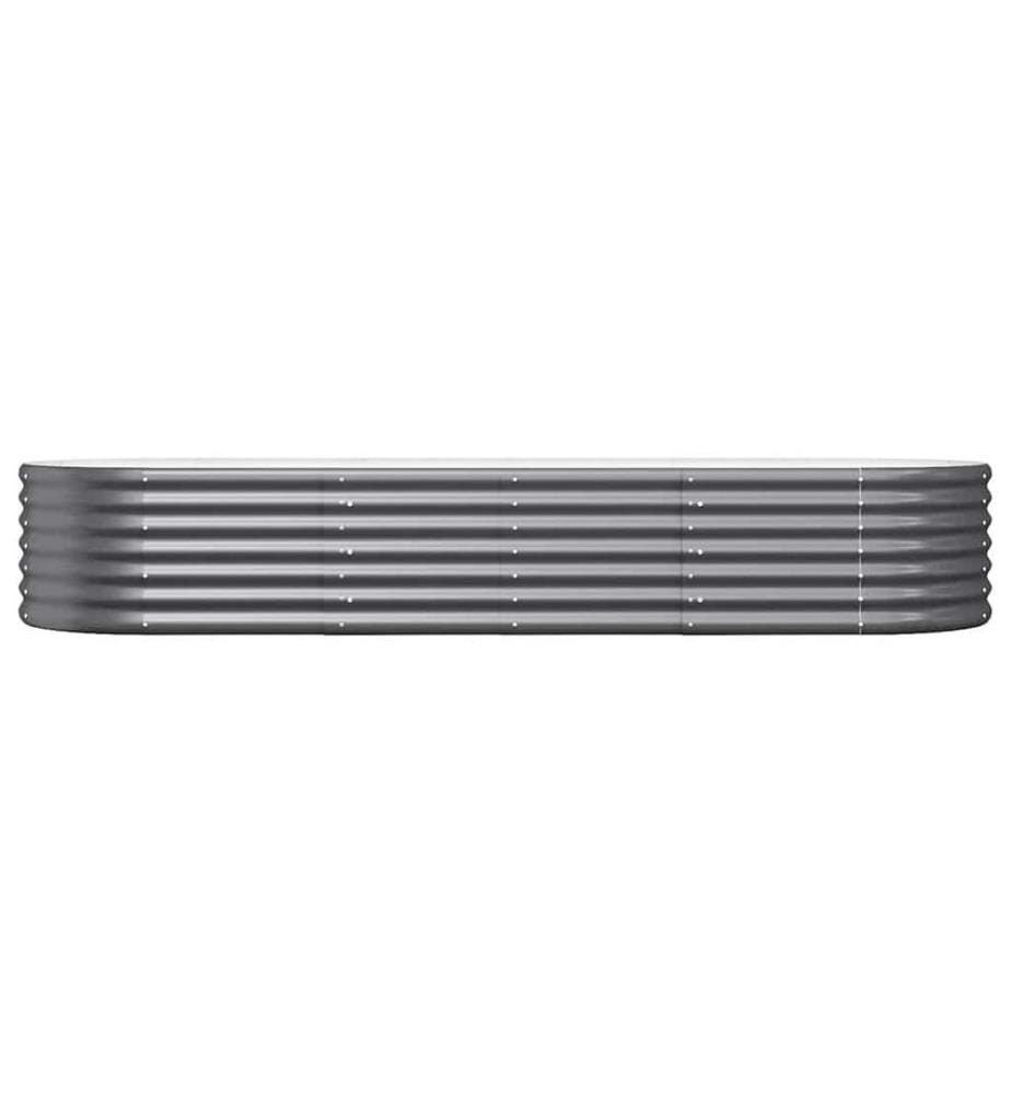 Lit surélevé de jardin Acier galvanisé Anthracite