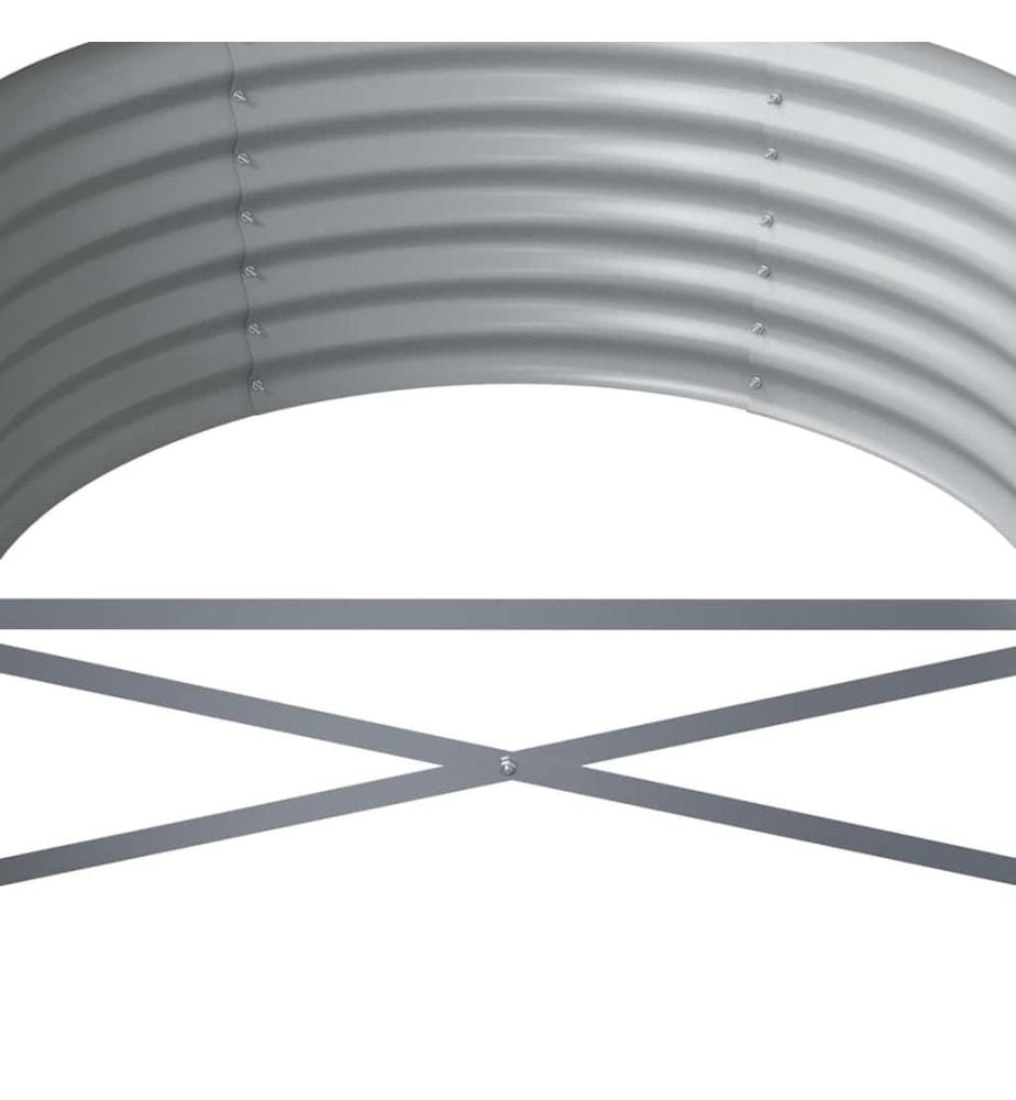 Lit surélevé de jardin Acier galvanisé Anthracite