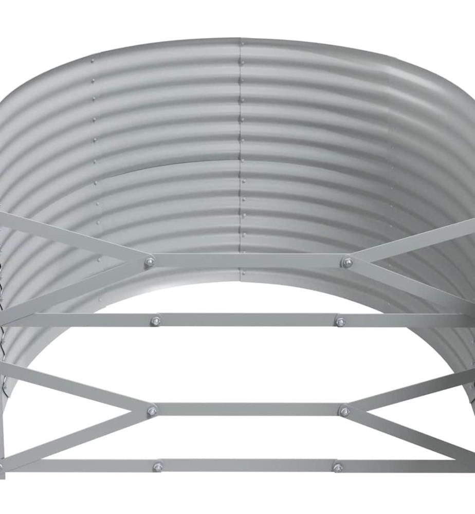 Hochbeet Verzinkter Stahl 249x100x68 cm Anthrazit