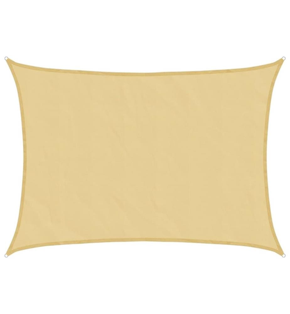 Sonnensegel Sandfarbe 7x5 m 100% Polyester Oxford