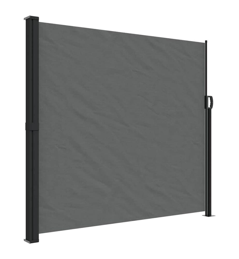 Auvent latéral rétractable anthracite 180x500 cm