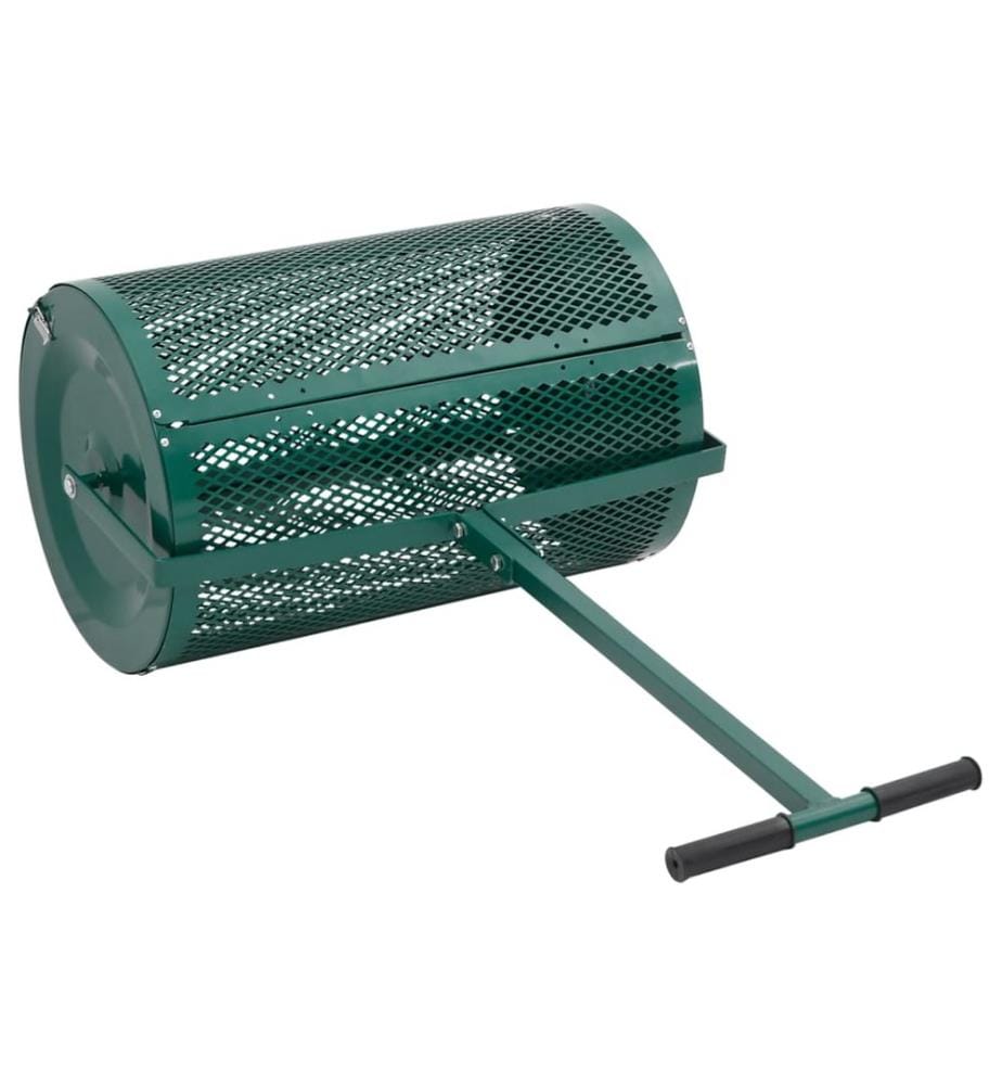 Kompost-Streuer 75L Grün Ø40x60 cm Stahl